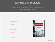 Tablet Screenshot of andreamiles.com